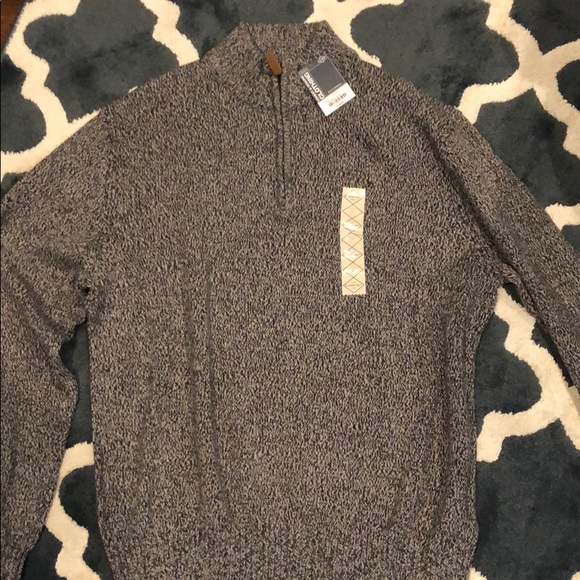 st john's bay quarter zip sweater